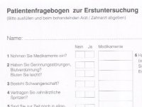 Anamnese Bogen